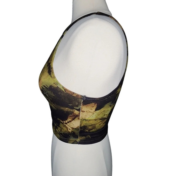 Fleo Tempo Crop Tank Top Ivy Night Size XS - Picture 5 of 9